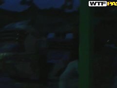 Sucking penis in public place is intriguing