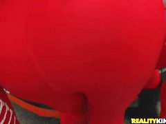 Champions fuck hard teen mouthes after complicated racing