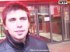 Attractive blonde Amy gets filmed in close up