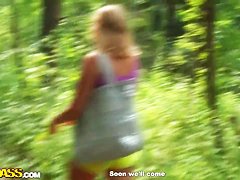 Exciting hot picnic with sexy Russian teen whores!