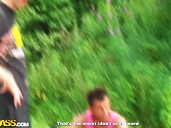 Exciting hot picnic with sexy Russian teen whores!