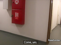 Russian babe fucked in public