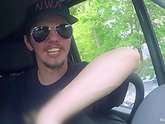 Bums Bus - Naughty German babe enjoys hardcore fuck and facial in the bus