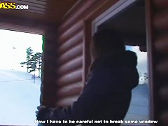 Winter Vacation Starts With A Blowjob By A College Blonde