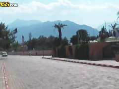 Wild vacation sex in turkey day 5. Amazing outdoor sex tape with Anabell,Aspen and Jocelyn.