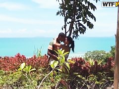 Russian student Bella entertaining in Thailand