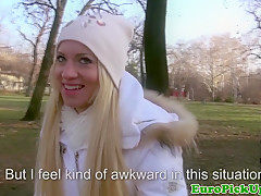 Real czech amateur gets cum on pussy after riding