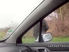 Beautiful French teen banged by stranger