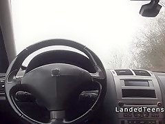 Beautiful French teen banged by stranger