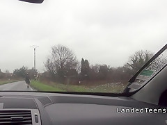 Beautiful French teen banged by stranger