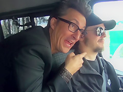 Bums Bus - German babe Arianna Love gets her twat and ass fucked hardcore on a bus