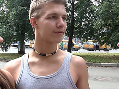 Grace & Francheska in two hot pick up girls having hard sex with a guy