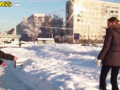 My naughty and very hoy girlfriend warming me up