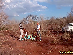 african sex safari threesome orgy