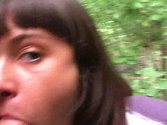 Layla in beautiful minx got her twat fucked in the park