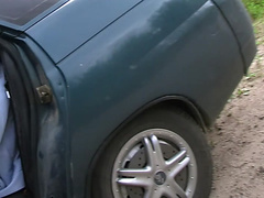 Layla in beautiful minx got her twat fucked in the park