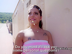 Big ass Latina bangs in public