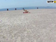 Skinny babe Dasi West gets shagged on the beach