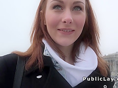 Russian redhead banged pov