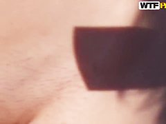 Skinny model Ella spoils her new boyfriend by showing to him all her amenities