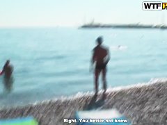 Cuddly chicks relaxing and fucking on a wild vacation