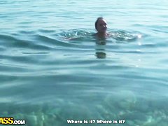 Cuddly chicks relaxing and fucking on a wild vacation