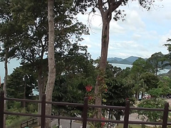 Anne in hottie gives an awesome blowjob in an outdoor porn vid