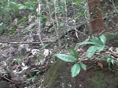 Anne in hottie gives an awesome blowjob in an outdoor porn vid