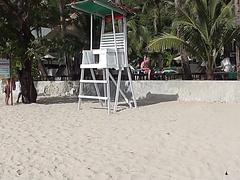 Anne in hottie gives an awesome blowjob in an outdoor porn vid