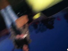A young girl is offered cash for sex in a lot
