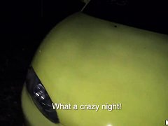 A young girl is offered cash for sex in a lot
