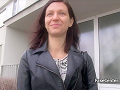 Dude fucking hairy pussy outdoors