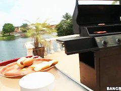 Tight ass slut Alexis Breeze takes on monster cock