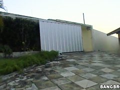 Tight ass babe Amanda poses gor dirty photographer