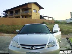 Tight ass babe Amanda poses gor dirty photographer