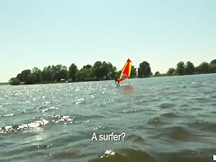 Big boobed Nikol demonstrates her sexy forms