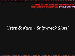 Girls Out West - Hairy lesbians Jette and Kara