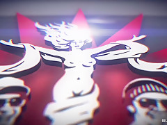 BUMS BUS - Slutty German exhibitionist enjoys hardcore van fuck and cum in mouth