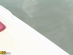 Hot couple on the yacht, staring Ella.