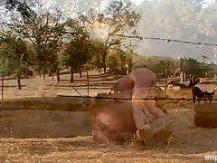 Incredible outdoor, fetish sex scene with exotic pornstars Tyla Wynn, Annie Cruz and Sandra Romain from Whippedass