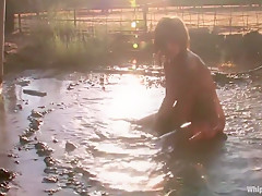 Incredible outdoor, fetish sex scene with exotic pornstars Tyla Wynn, Annie Cruz and Sandra Romain from Whippedass