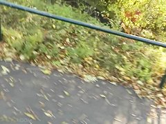 Hot ass slutty Kristene gets filmed outdoor in pov