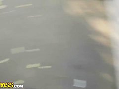 Hot ass slutty Kristene gets filmed outdoor in pov