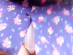 Thong garter belt nylon stockings