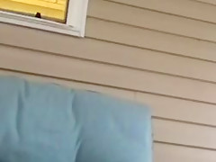 Milf shows pussy and tits