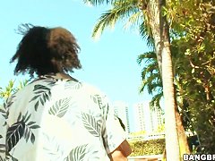 Isis Taylor takes on huge cock in swimming pool