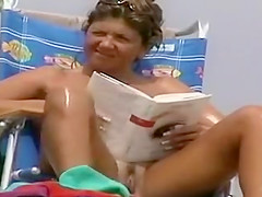 Bare pussies from all over the beach