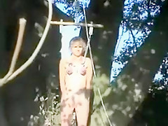 Crazy amateur European, Outdoor porn video