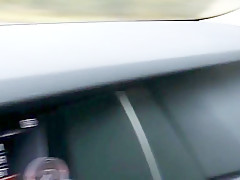 Small titted milf suzy topless car drive