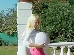 Horny amateur Big Tits, Blonde sex movie